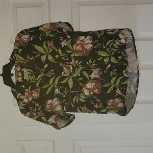 Tommy Bahama 100% silk Hawaiian shirt size m